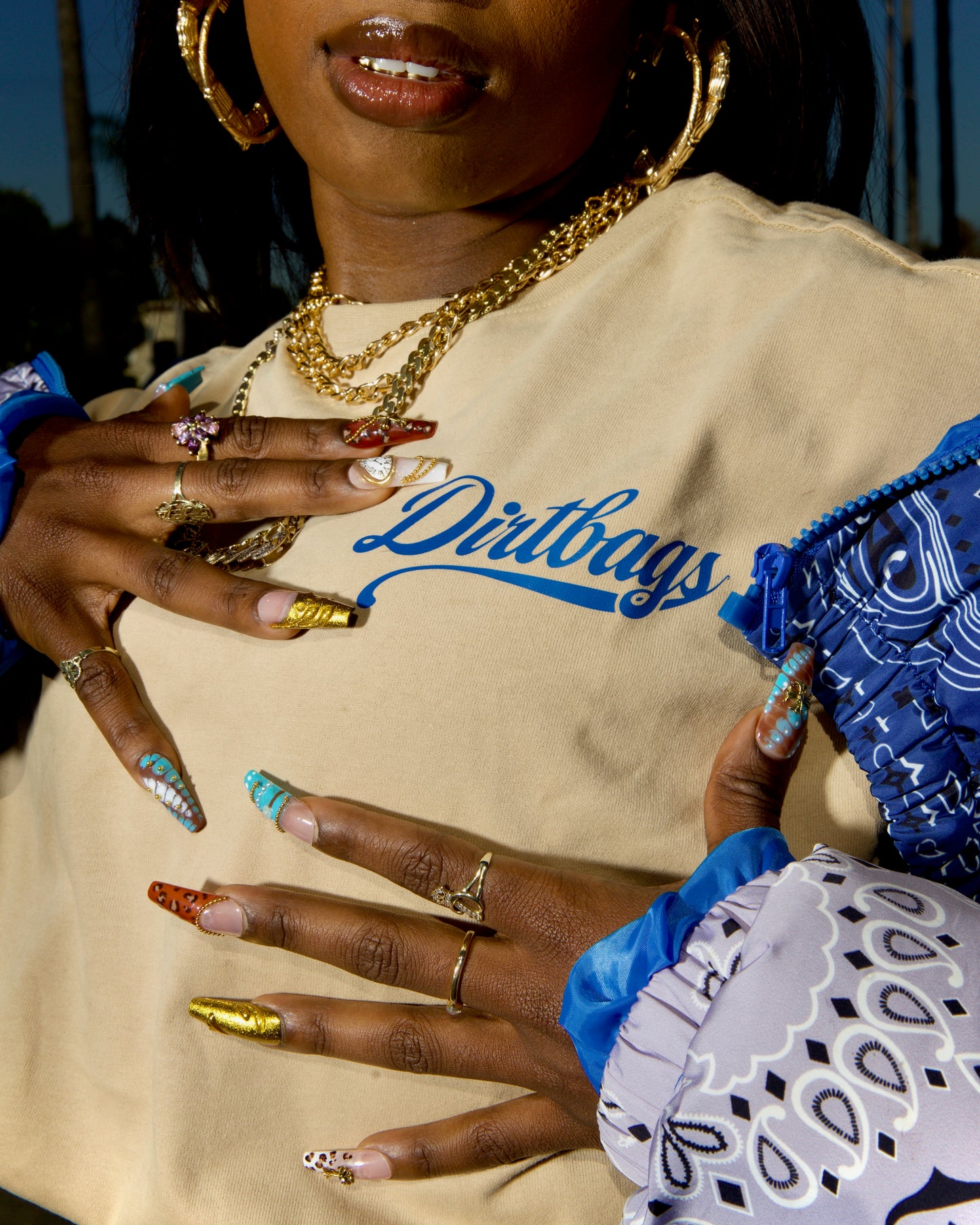 Long Beach Blvd Track Team tee